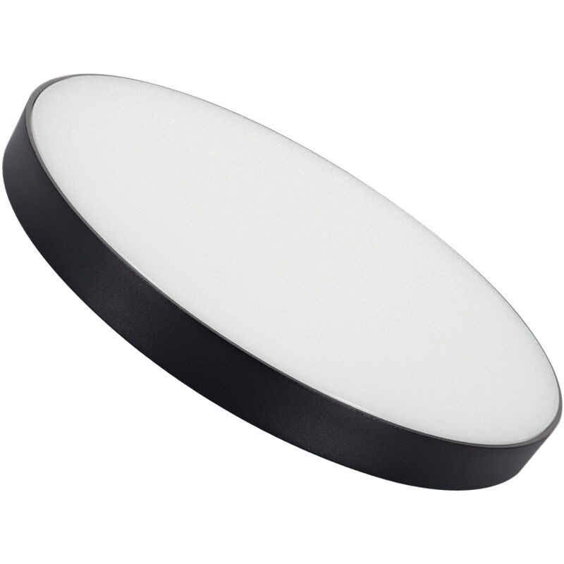 

Plafón LED 24W Circular Ø220 mm Regulable Negro - Negro