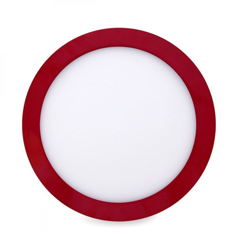 

Plafón LED 18W 1357Lm 3000ºK Circular Rojo 30.000H [HO-JM18WR-R-WW] | Blanco Cálido (HO-JM18WR-R-WW)