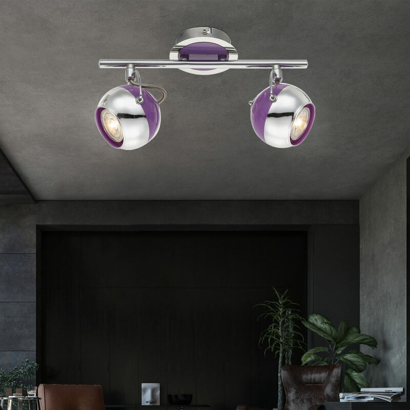 

Plafón LED con focos móviles, 30 cm de largo, SPLASH