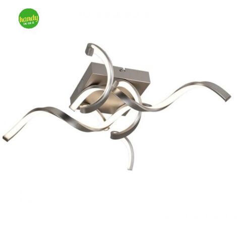 Plafo even Novecento 40w ø59 nickel satinato
