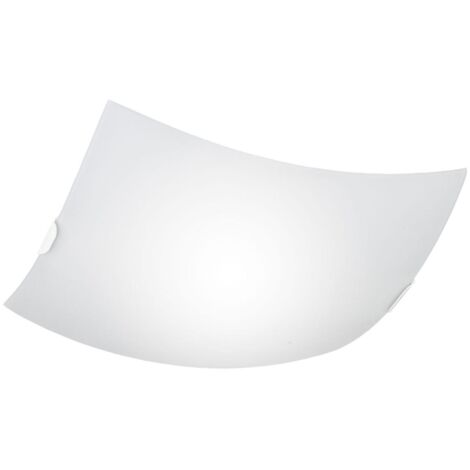 Plafon 3 luces modelo Marc acabado blanco 10 cm(alto) 40 cm(ancho) 40 cm(fondo
