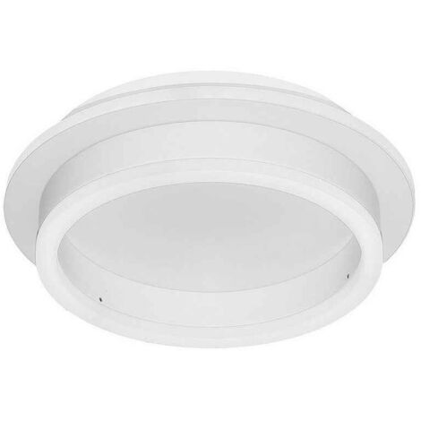 Plafon 30w 3000-4000-6000k Elma Blanco 7x24x24 Cm 2850 Lm con memoria De Color De Luz