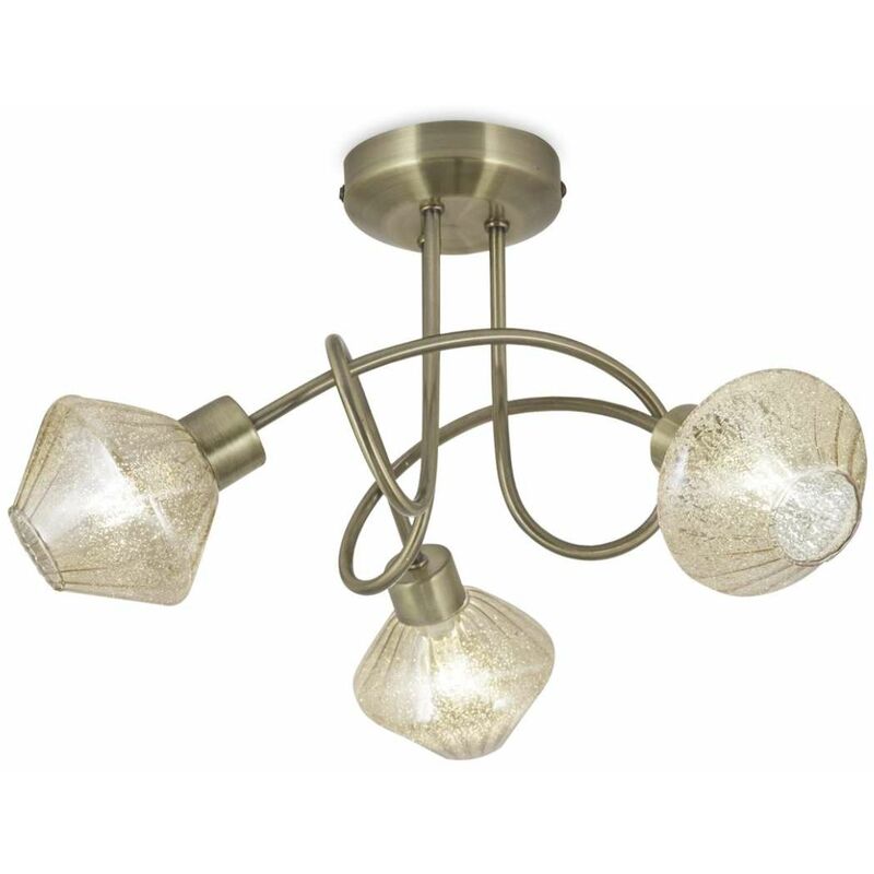 

Lámpara a techo 3 luces Ficus en acabado metal cuero 25 cm(alto)34 cm(ancho)34 cm(largo)