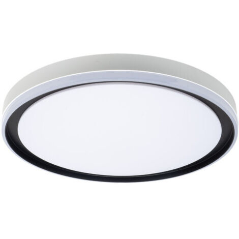 Plafón 60W 3000-4200-6500K Blanco Negro 7,5x50x50cm 5400lm Con Remoto CLARIBEL