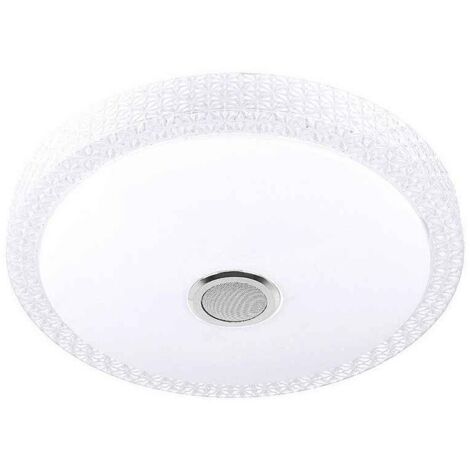 Plafon 72w zaid 3000-4000-6500k rgb blan/transp buetooth 10x50x50 cm remoto,reg.int.memoria.altavoz 5760lm