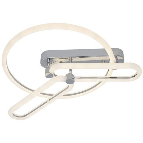 Plafon 78w 3000k, 4000k, 6500k cromo adhara 8x53x43cm 10530 lm regulable, memoria y c. remoto
