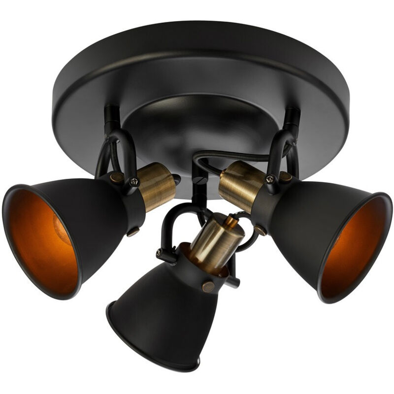 Markslojd ALTON Foco de Techo 3 Luces Negro