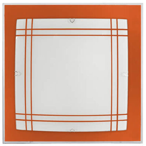 Plafon amet naranja 2xe27 (32x32x6)