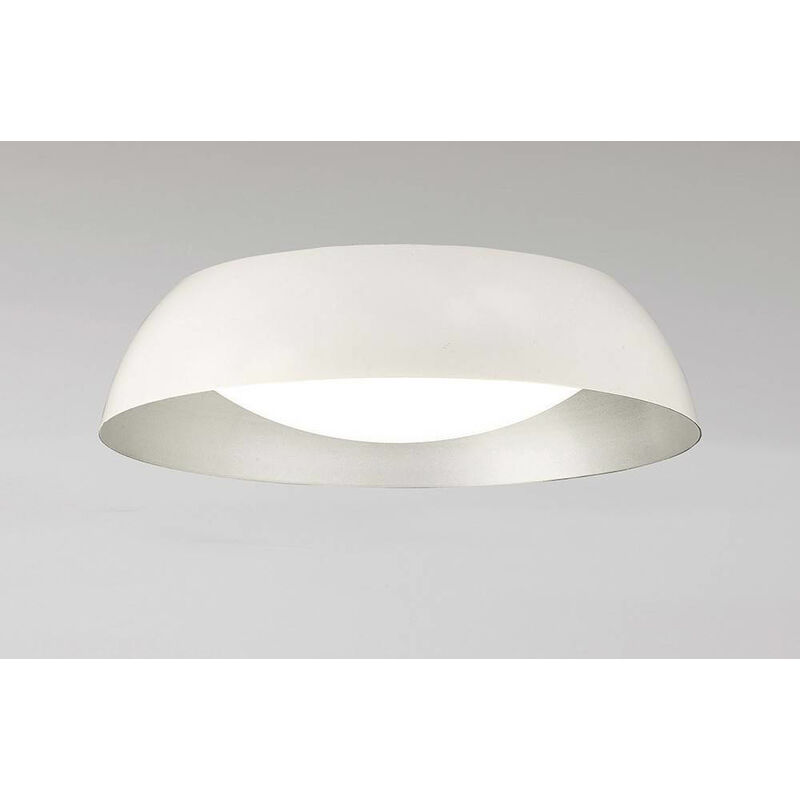 

Plafón Argenta Small 18W LED 3000K, 1800lm, blanco mate / plateado / blanco arilo