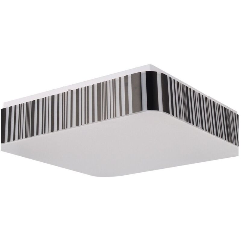 

Plafón Barcode 55,5 Cm Ancho: 55,5 Cm X Largo: 55,5 Cm X Alto: 16 Cm