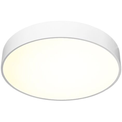 Plafón BILAC redondo 1x77W LED 10000lm 3000K Al.9xD.60cm Blanco
