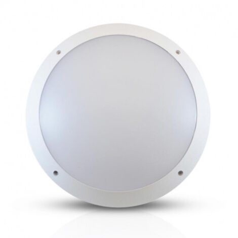 Plafón blanco LED con detector RF CASA Ø300 x 90mm - 3000K Blanco cálido - 30W - 2900 Lm