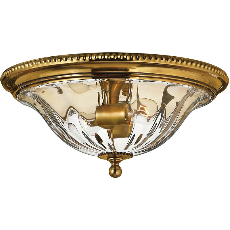 

Elstead Cambridge - Lámpara de techo empotrada de 2 luces, latón bruñido, E27