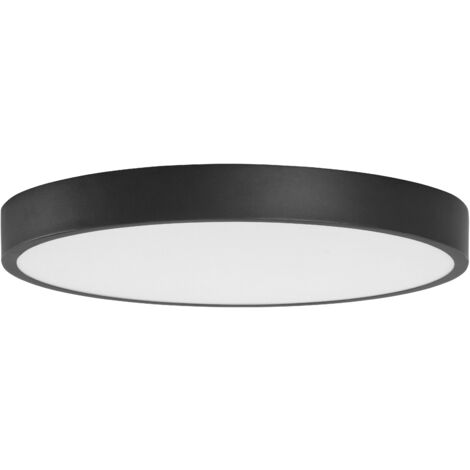 Plafón CELIO negro 60W ø50cm 3000K