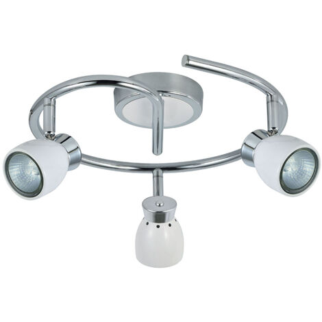 PLAFON CHACHO 3XGU10 BLANCO 14X30X30
