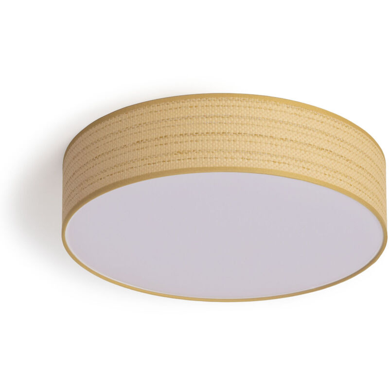 Plafón Circular Tela Ø500 mm Ranje Natural