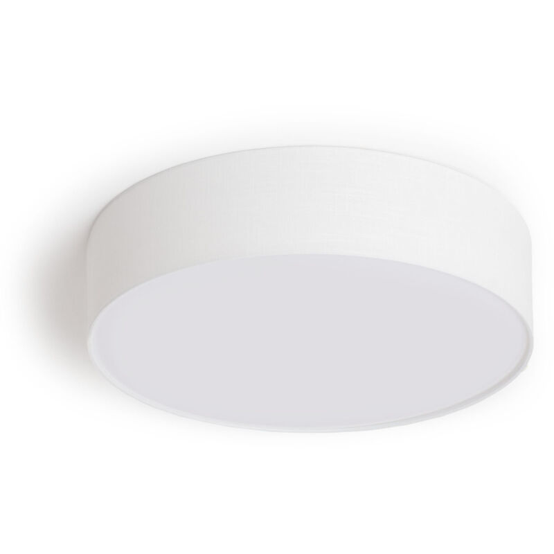 Plafón Circular Tela Ø500 mm Ranje Blanco