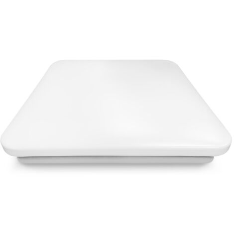 Plafon cuadrado 12w 29x6,5x31c 840lm 6500k 28x28x6,5cm abs b