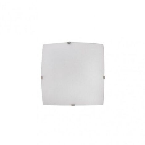 Plafon Cuadrado Ayla 1xe27 Blanco 25x25x6 Cm
