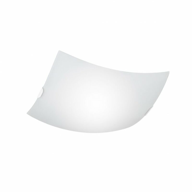 

Plafon cuadrado de cristal NOMAD de dos luces en promoción de - Alemar