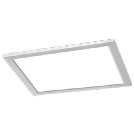 Plafón Cuadrado Led Dimmer Phoenix Niquel 30x30 cm Trio Lighting