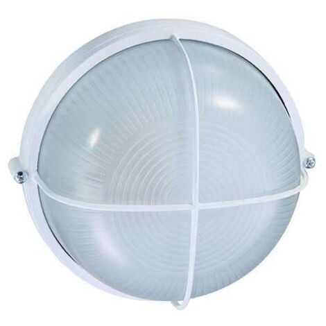 Plafón de aluminio Blinky Luna redonda blanca 60 vatios