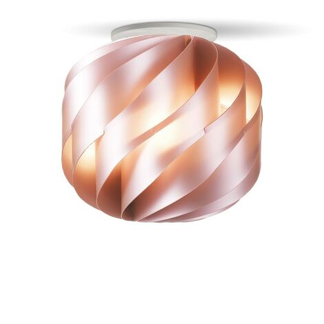 Plafón de metal rosa Cm. 40x39h