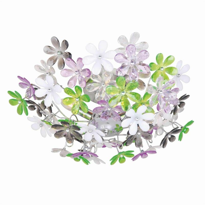 

Plafón De Techo Flora Ancho: X Largo: X Alto: 24 Cm