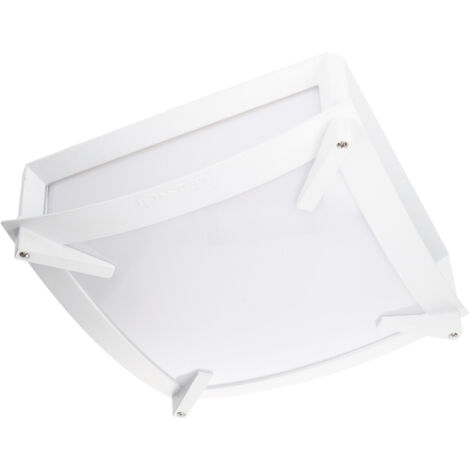 Plafon de Techo Ip44 Mark E27 60W Blanco