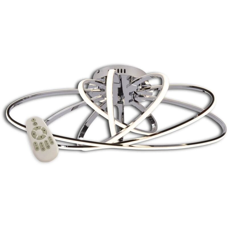 

Lúzete - Plafón De Techo Led Haumea 78W 4000K Cromo