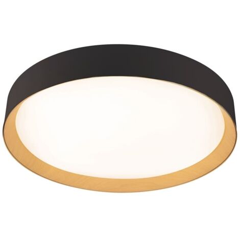 Plafón de techo LED Lea Negro 72W 3610Lm 3000ºK