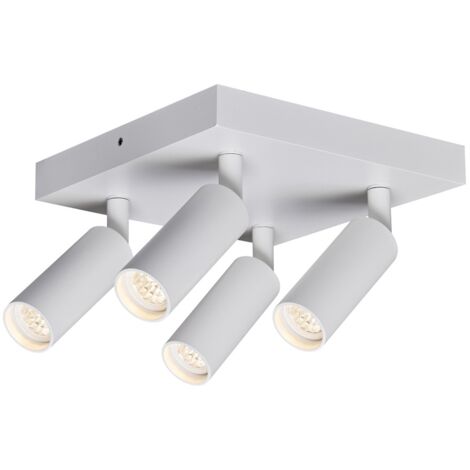 Plafón de techo Slim (4 luces) Blanco