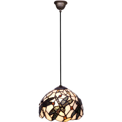 Plafón de techo Tiffany Serie Pedrera D-30cm 224200