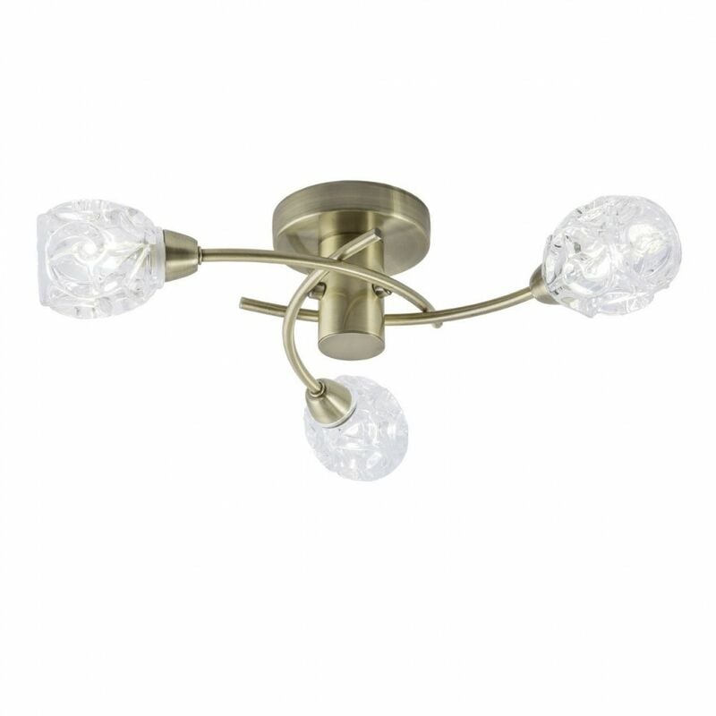 

Plafon dorado de 3 luces GARBO en Promoción de - Alemar