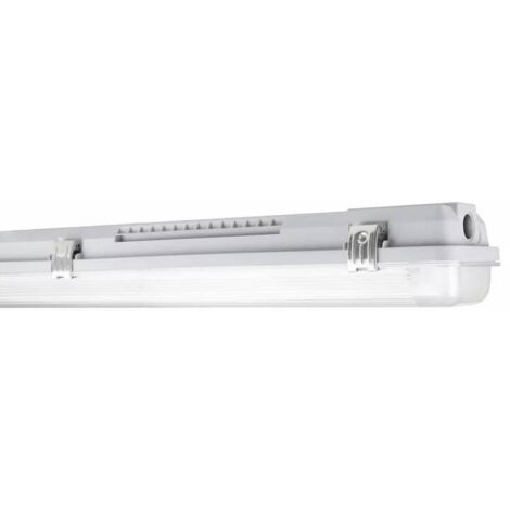 Plafón estanco vacío Ledvance Osram para Led 60 cm 2x18W IP65 DP600HOUS2XG4