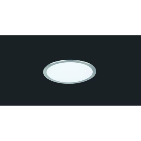 Plafón Fénix Rotonda Led 15w Nichel Ø30 cm Trio Iluminación