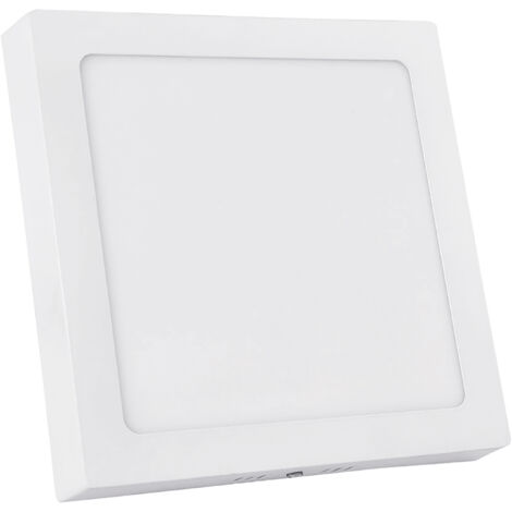 Plafón GIA Square Surface IP23 LED SMD 6W 480lm CRI80 4000K Blanco