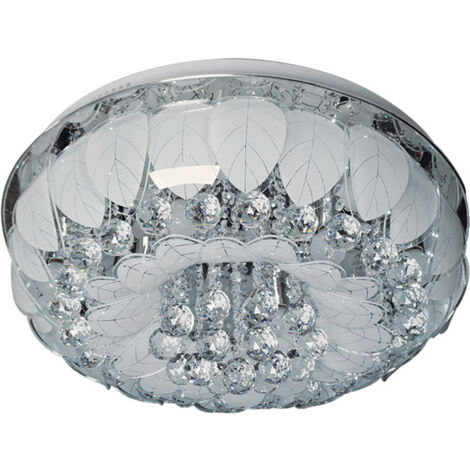Plafón GLORIA 12xE14+86x0.2W LED+15x0.06W LED 60d Cromo