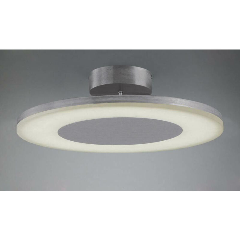 

Plafón Hemisferic 1 X 36W LED redondo 3000K, 3240lm, aluminio satinado / acrílico mate