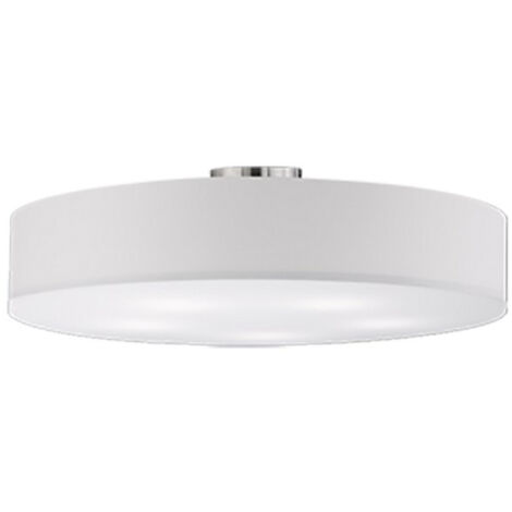 Plafón Hotel 5xE27 Pantalla Blanca Ø65 cm Trio Lighting