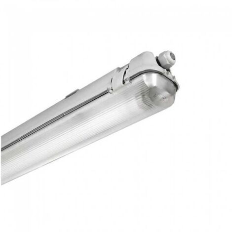 Plafón Hydro Gris T8 921 Fl 1X36