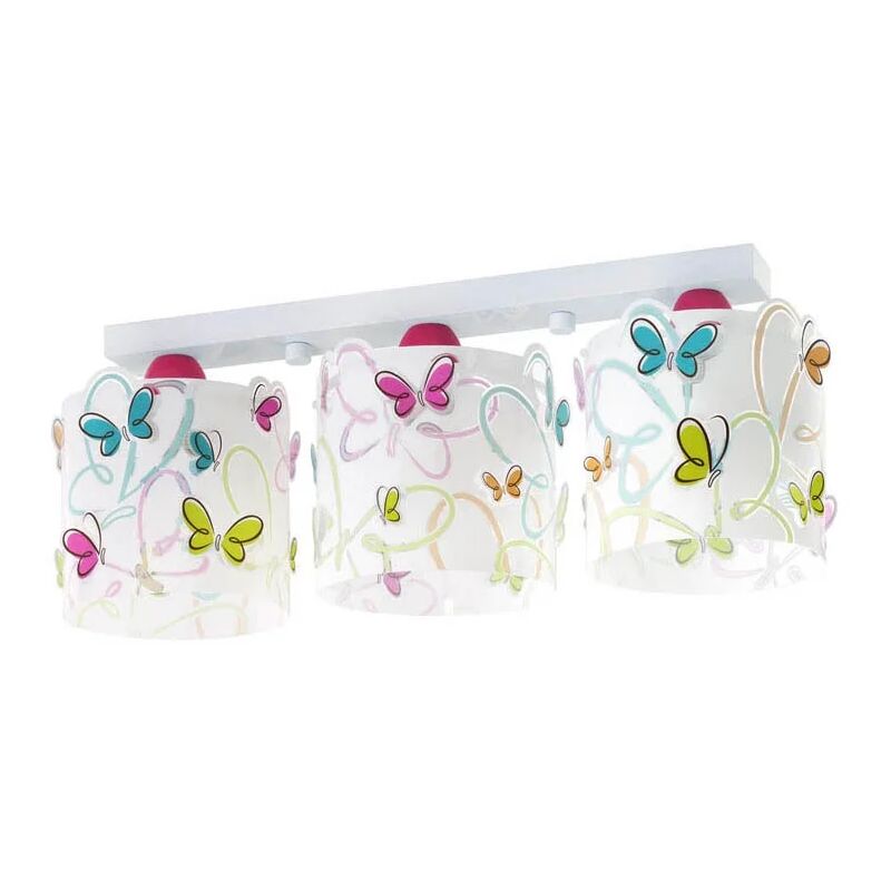 

Lúzete - Plafón Infantil 3 Luces Butterfly