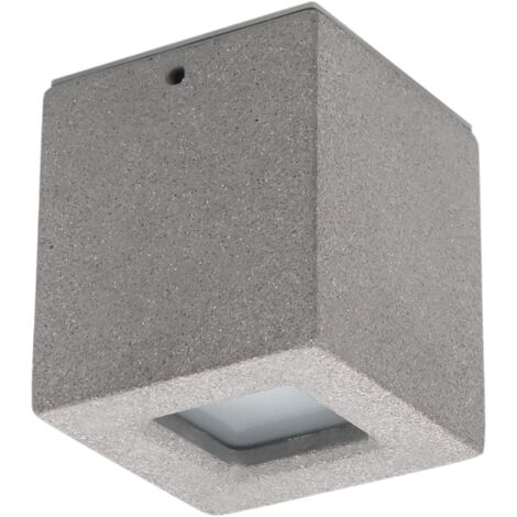 Plafon Ip44 Alma Gu10 8W Cemento
