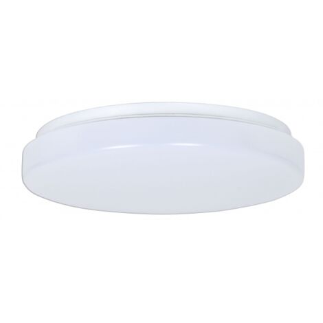 Plafón jaboti 1x22w led 1760lm 4000k al.7xd.28cm blanco
