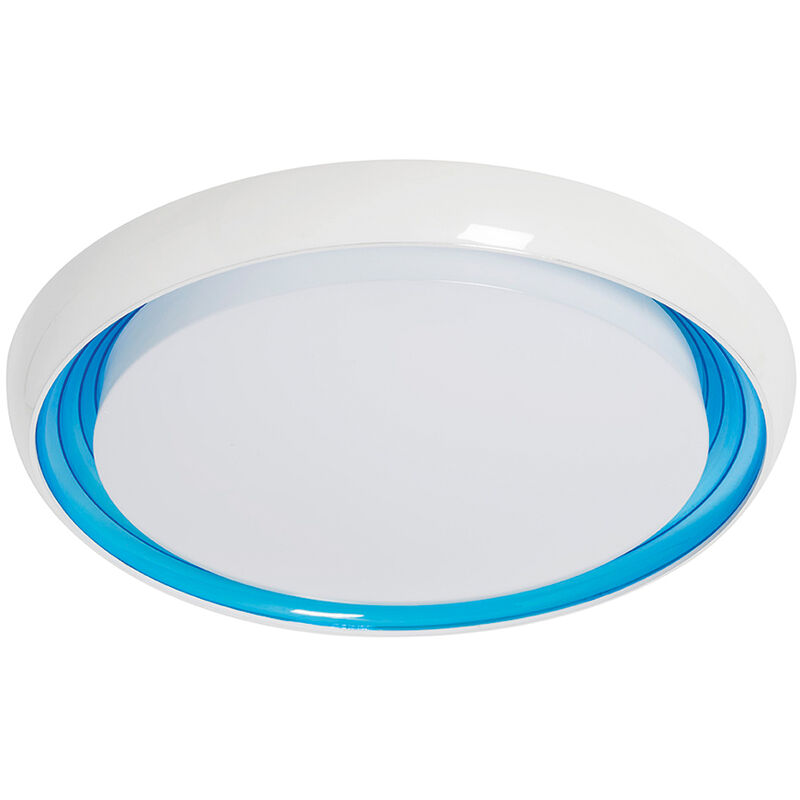 

Plafón LED 18W Blanco/Azul Regulable en color/intensidad con mando incluido
