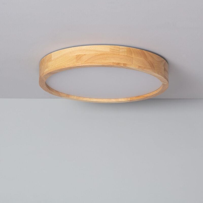 

Plafón LED 20W Circular de Madera CCT Seleccionable Koks Madera - Madera