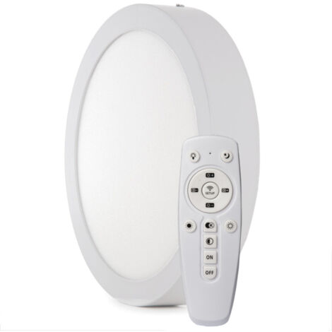 Plafón LED 220mm 18W Mando a Distancia (Intensidad-CCT) 30.000H (HO-PF-18W-RC)