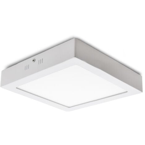 Plafón LED 24W 2400Lm 6000ºK Cuadrado 40.000H [HO-PLAF-R-24W-CW]