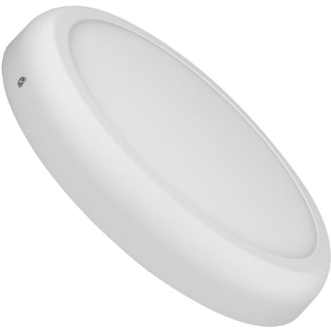 Plafón LED 24W Circular Metal Ø300 mm Design White  6000K Blanco Frío