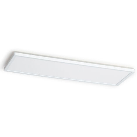 Plafón LED 24W Rectangular SwitchCCT Seleccionable 580x200 mm Doble Cara Seleccionable (Cálido-Neutro-Frío)